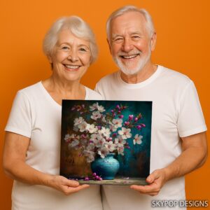 Cherry Blossom Vase Art