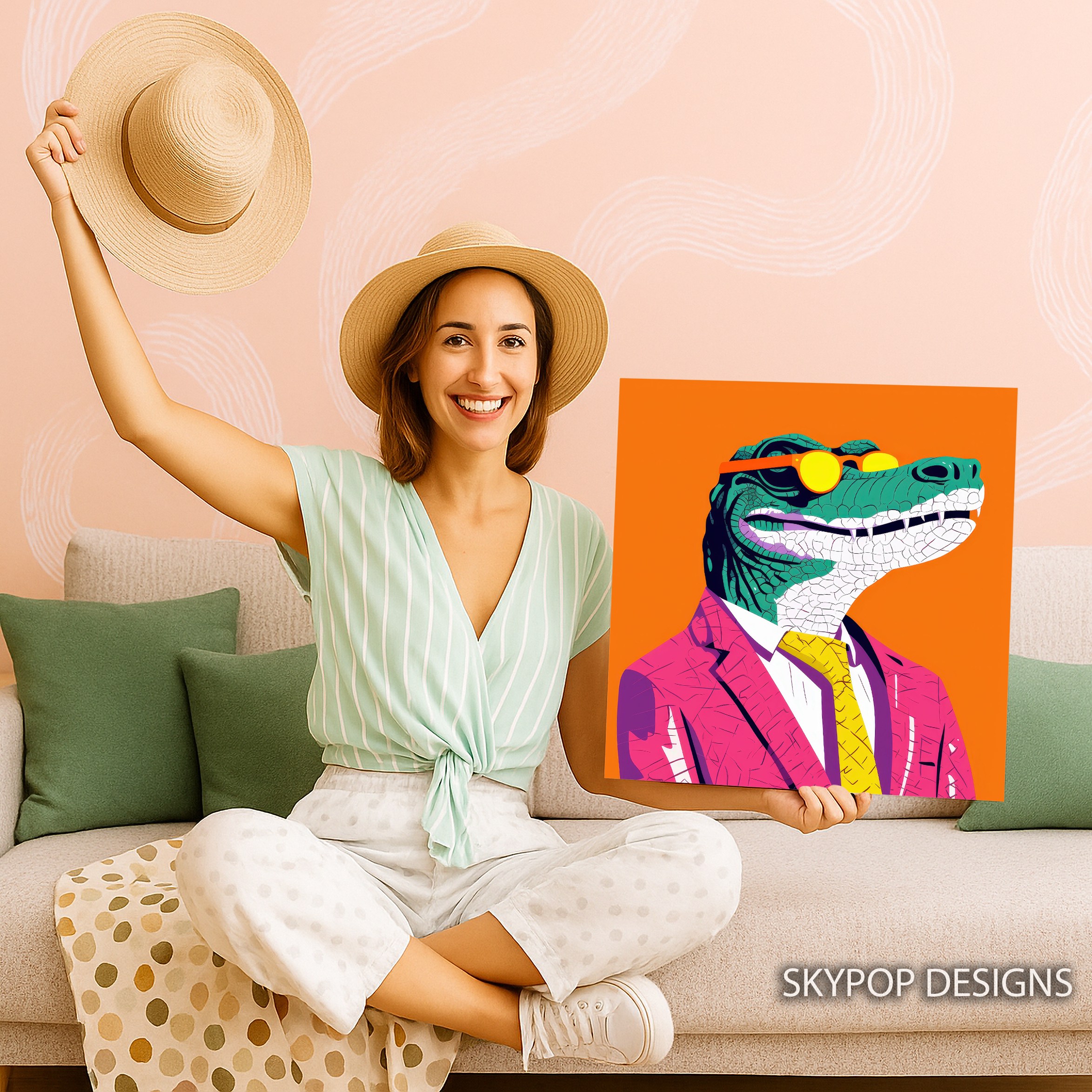 3.jpg Crocodile Art
