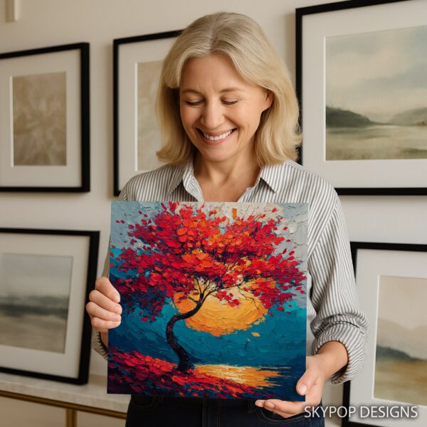 Vibrant Autumn Tree Art