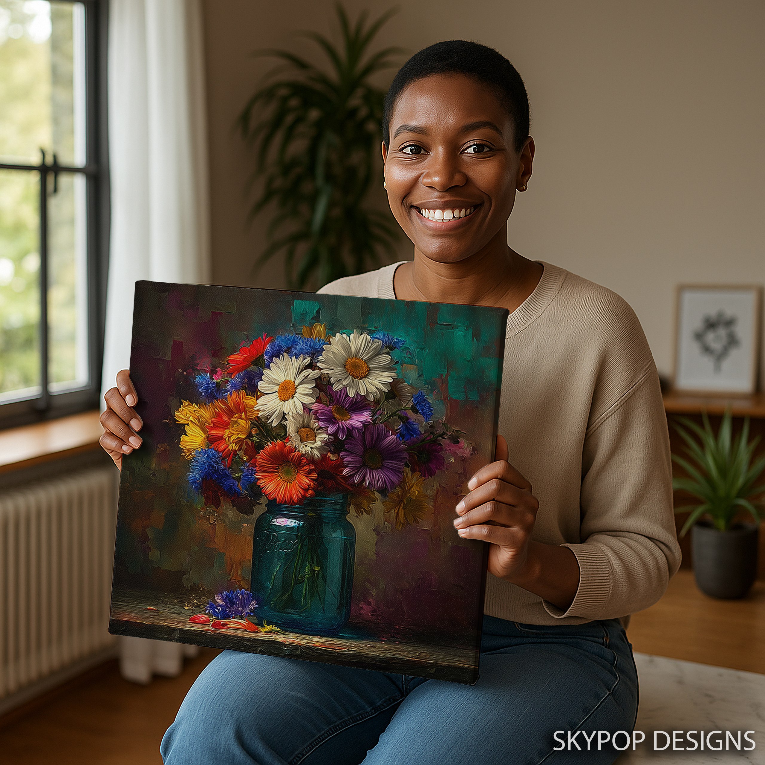 3.jpg Daisy Jar Art