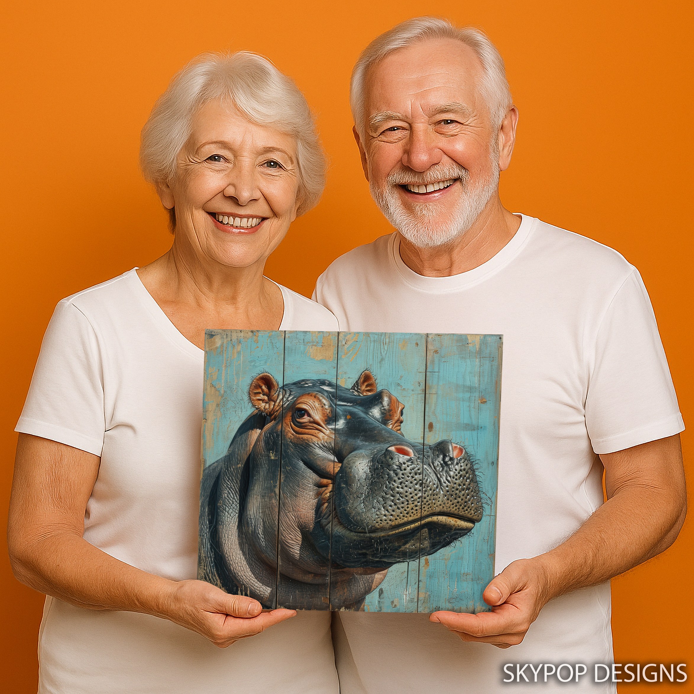 3.jpg Hippopotamus Art