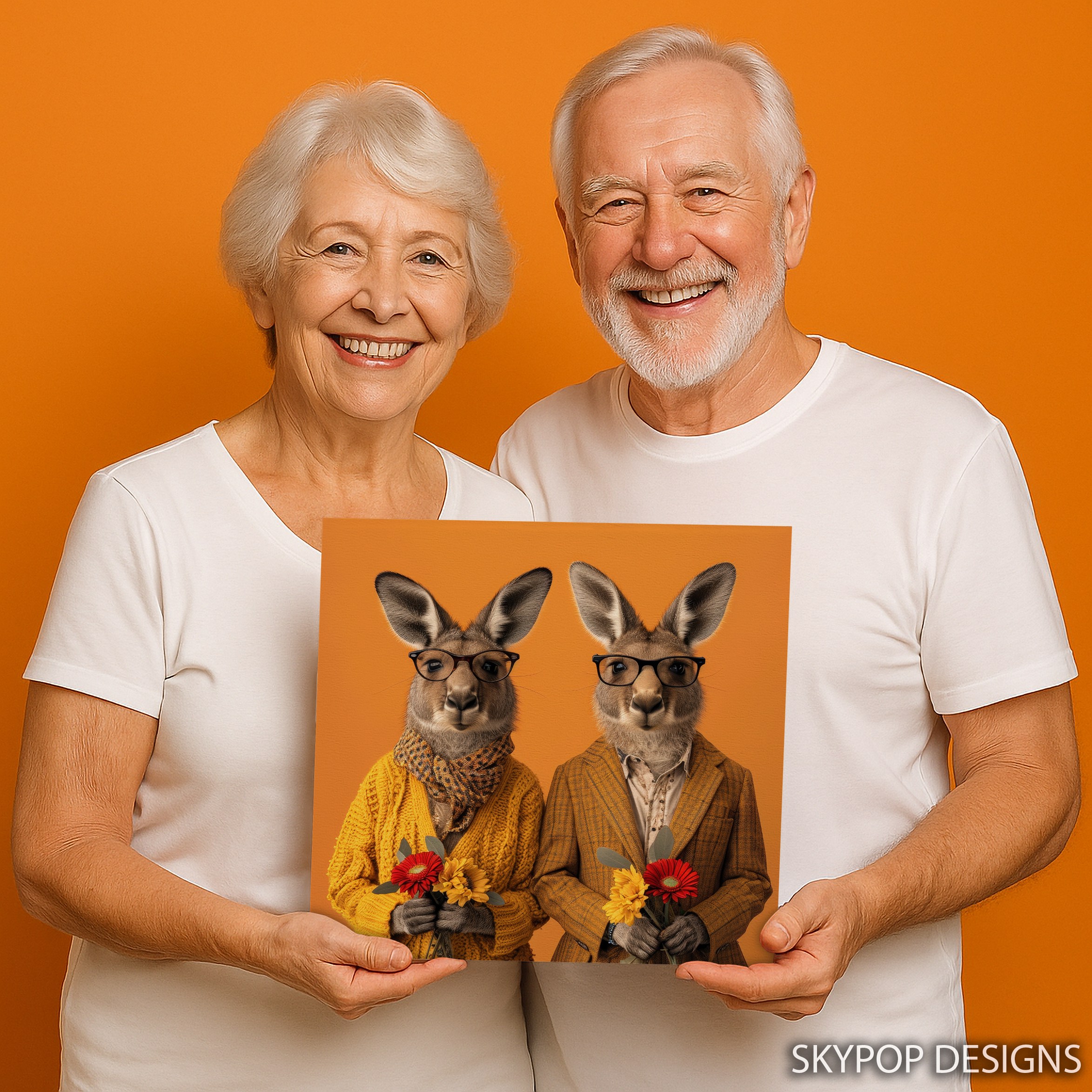 3.jpg Kangaroo Couple Art
