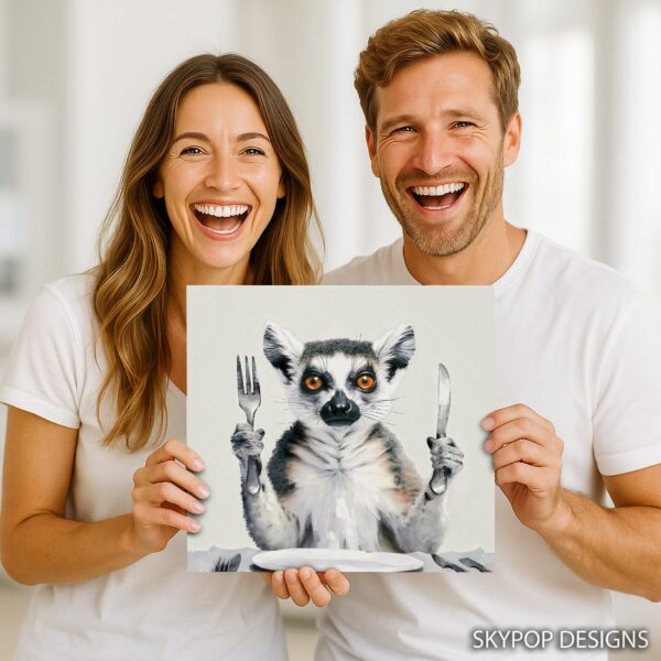 Lemur Dining Art