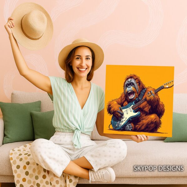 Orangutan Guitar Art