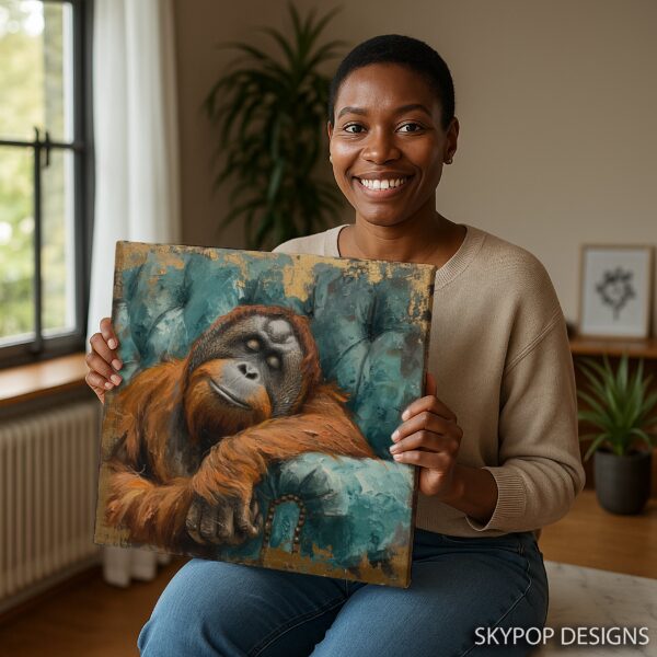 Orangutan Portrait Art