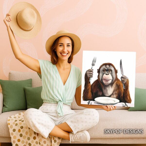 Orangutan Dinner Time Art