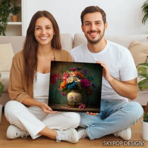 Rustic Floral Arrangement Art