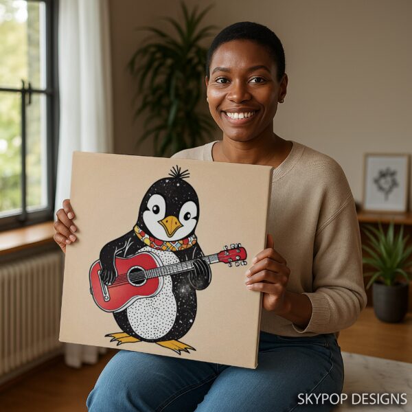 Penguin Rock On Art