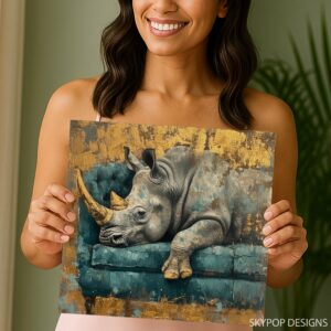 Rhino Relaxation Art