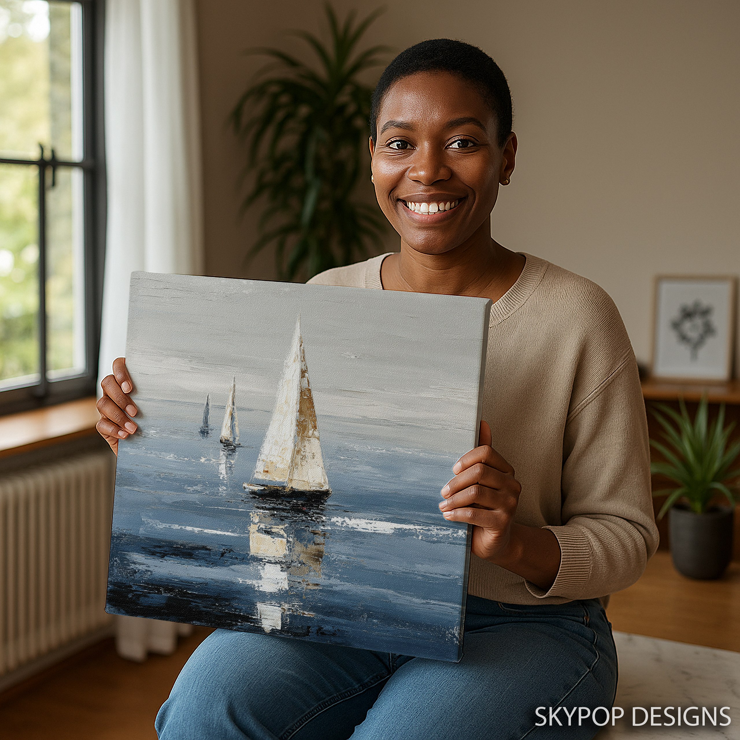 3.jpg Sailboats at Sea Art