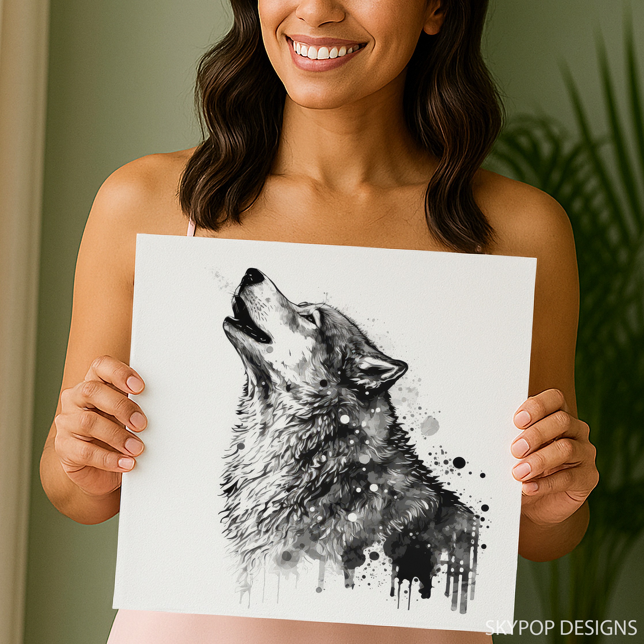 3.jpg Wolf Art Canvas or Poster