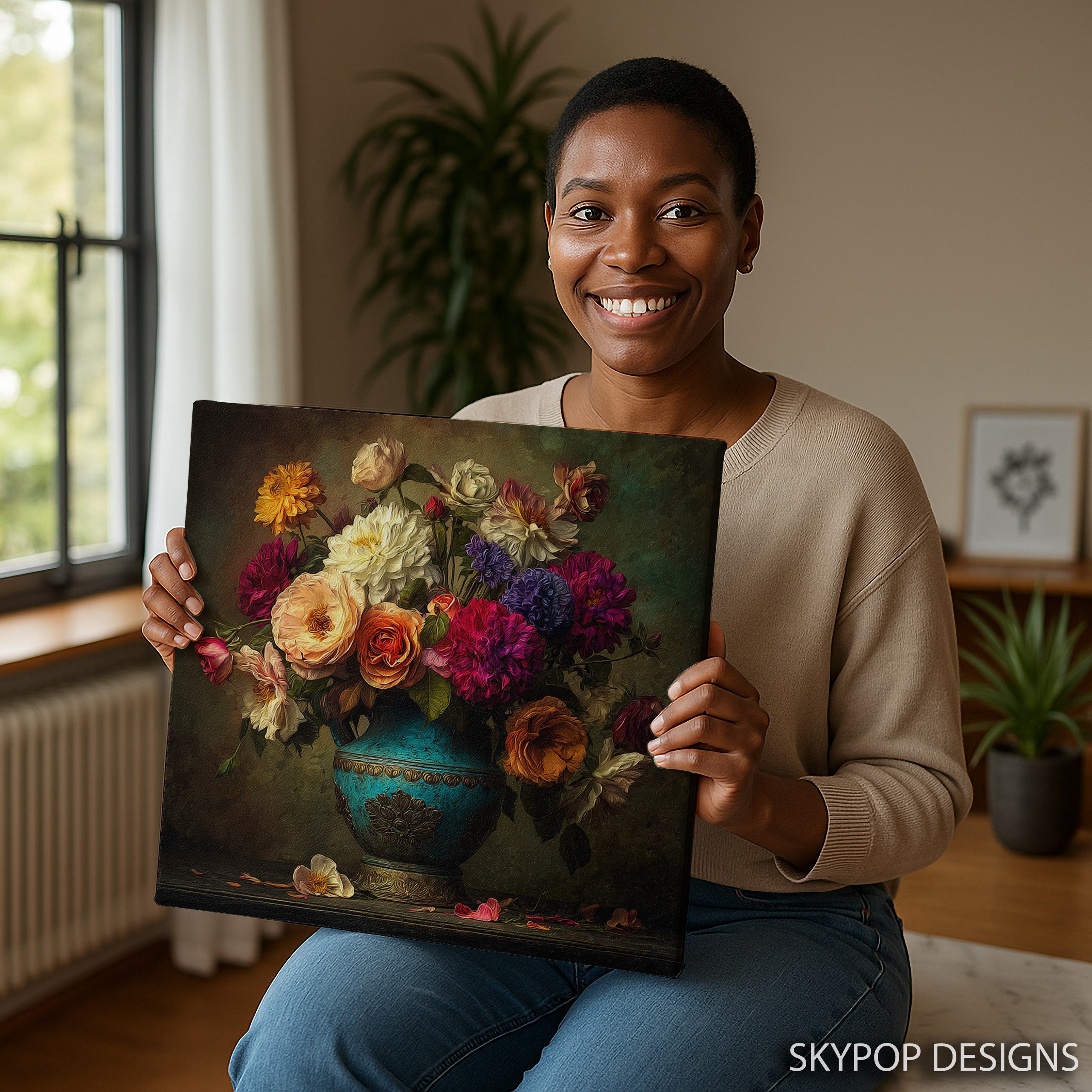 3.jpg Floral Vase Art