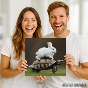 Bunny Tortoise Art