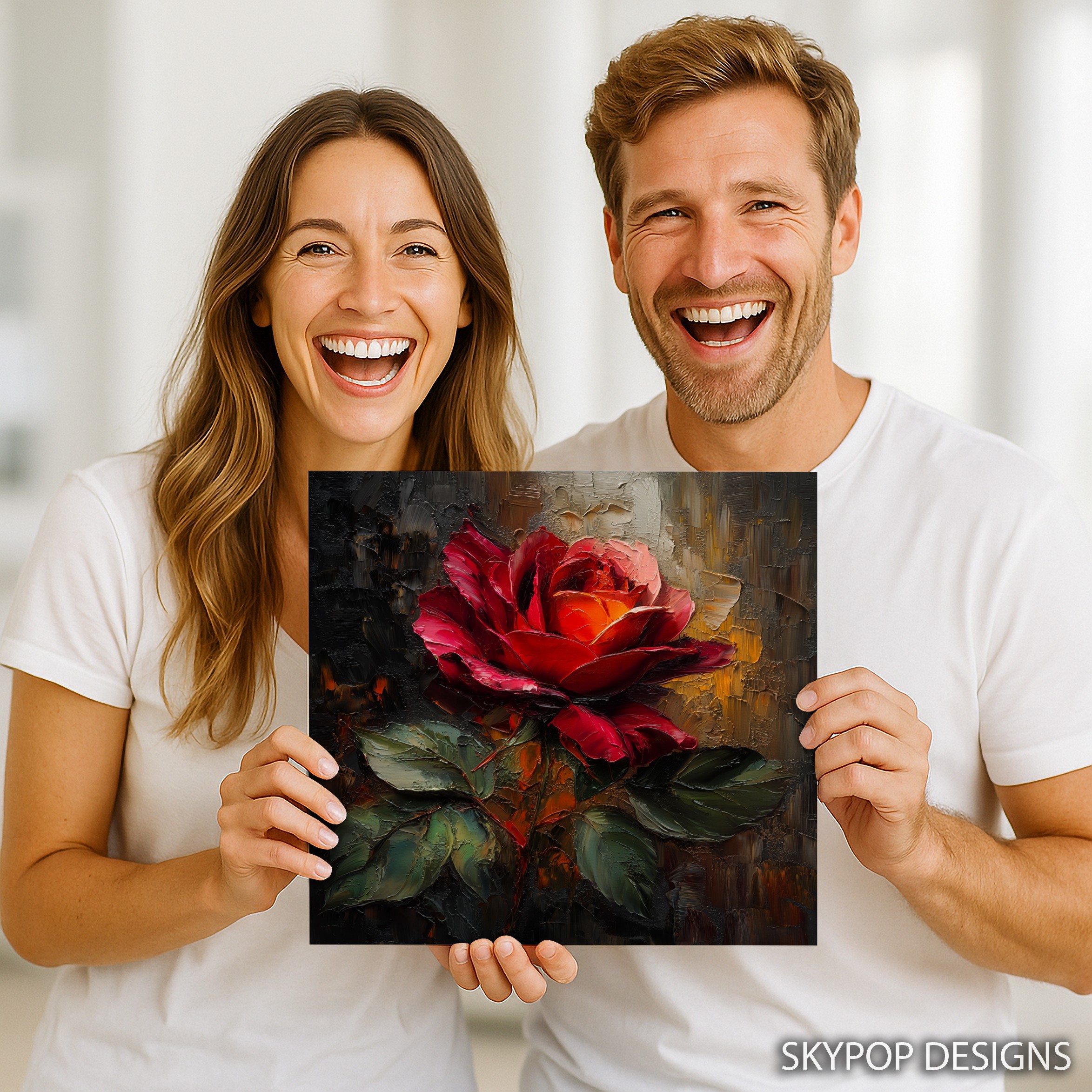 3.jpg Red Rose Texture Art