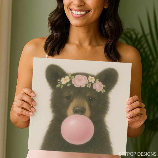 Bear Bubble Gum Art