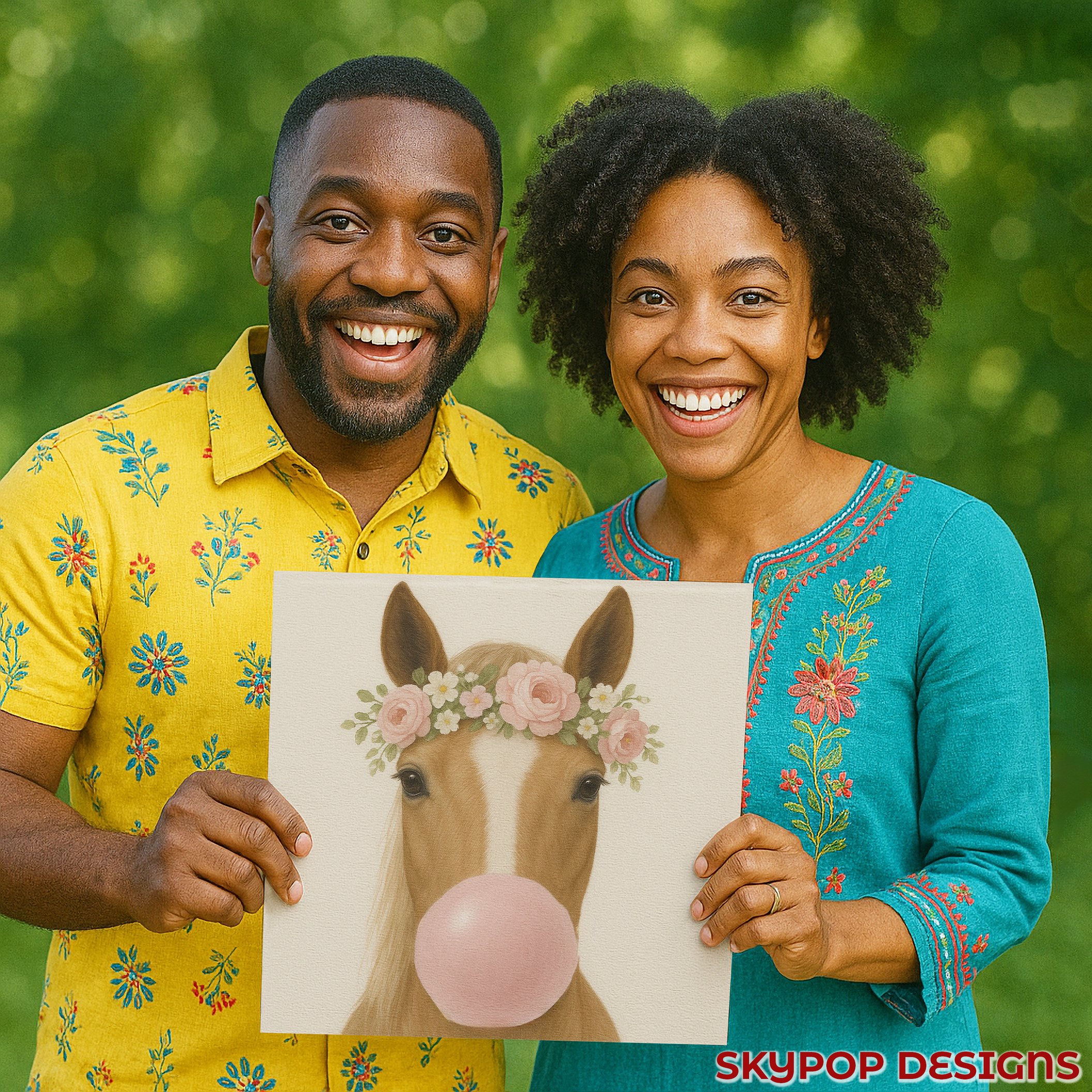 3.jpg Horse Bubble Gum Art