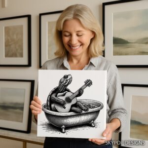 Turtle Bath Art