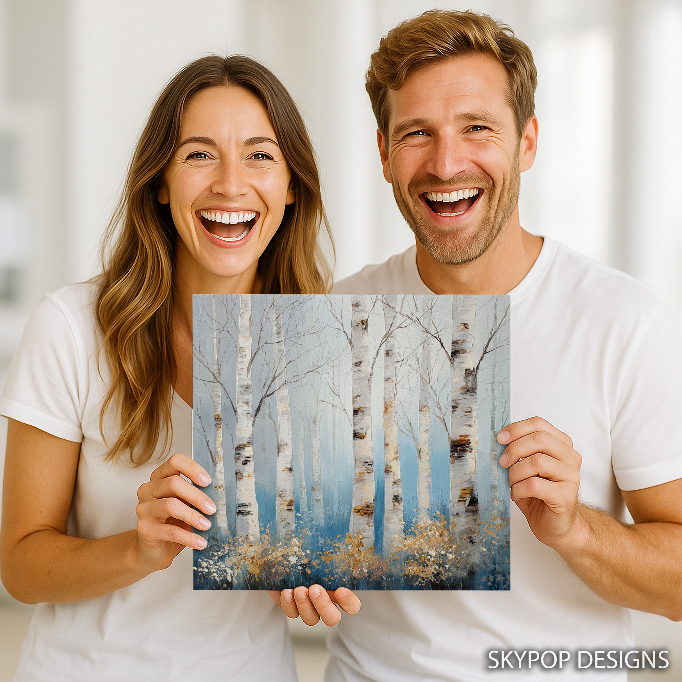 3.jpg Birch Tree Forest Art