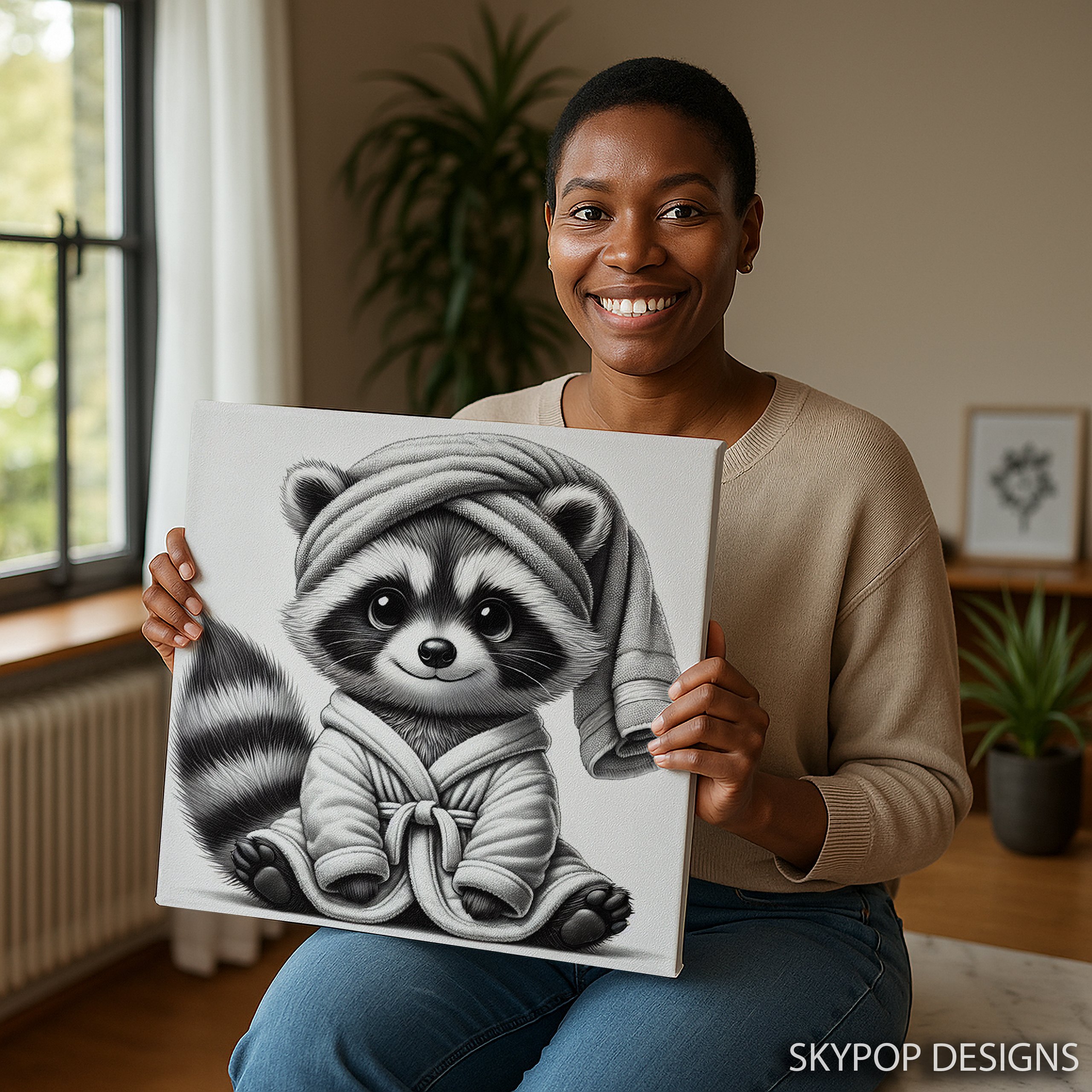3.jpg Raccoon Art