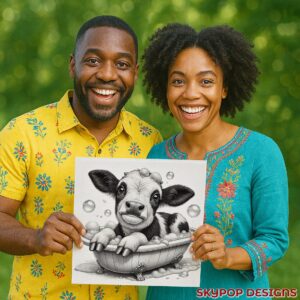 Cow Bath Art