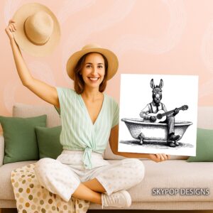 Donkey Guitar Art