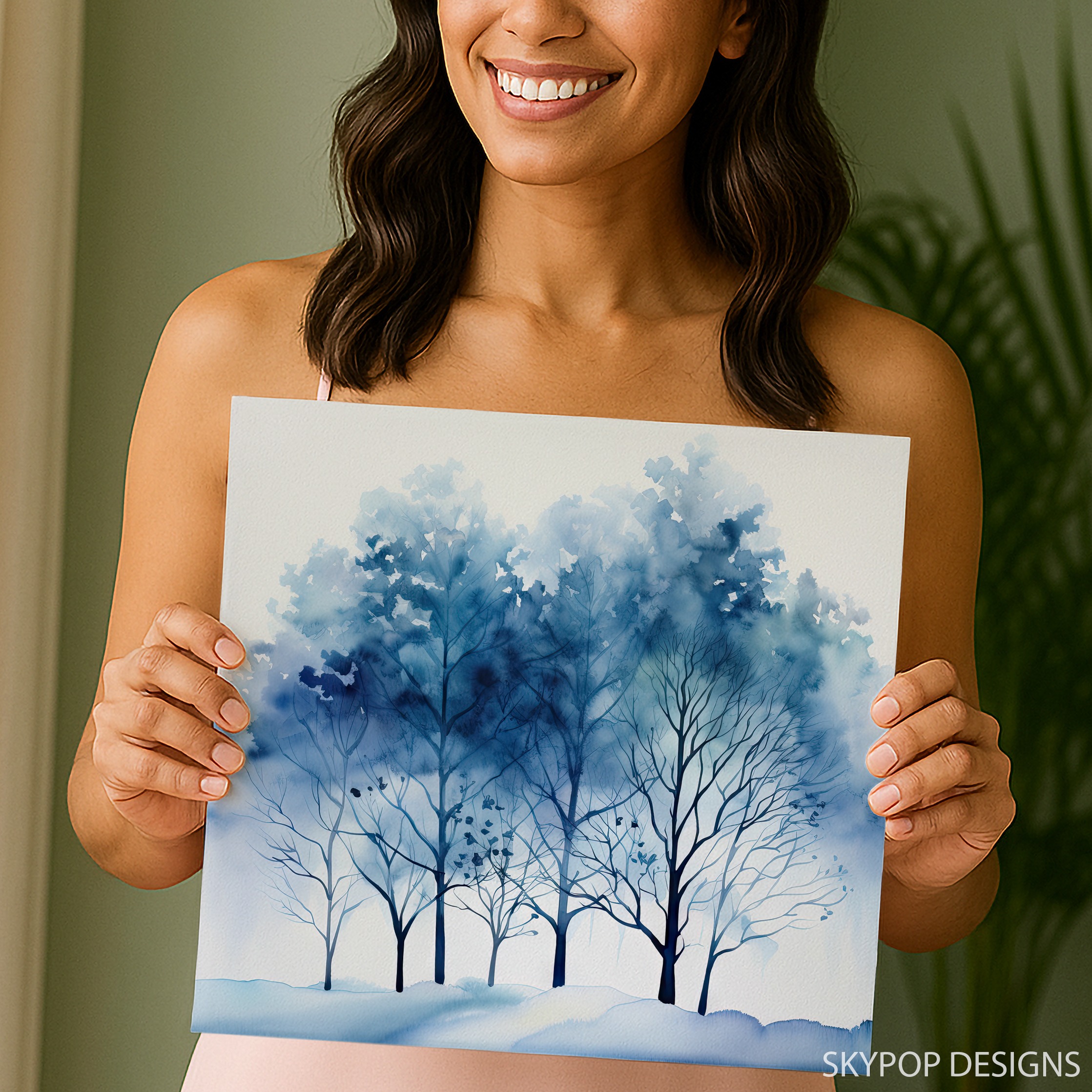 3.jpg Watercolor Forest Art