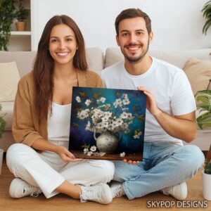 Cherry Blossoms Vase Art