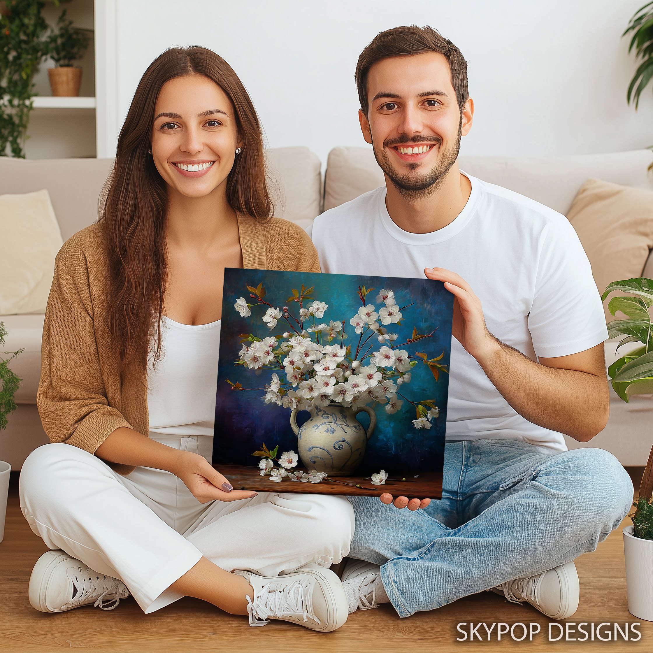 3.jpg Cherry Blossoms Vase Art