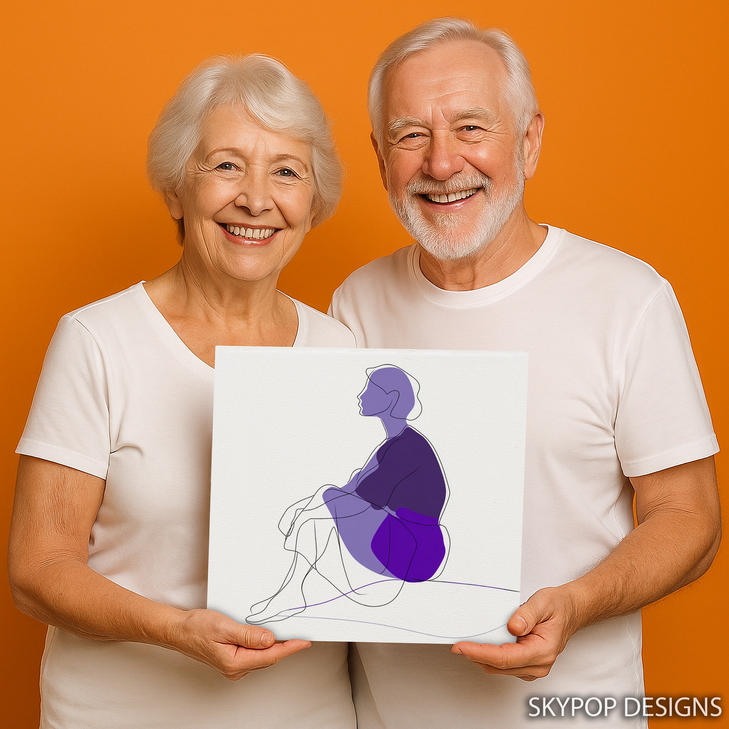 3.jpg Purple Silhouette Art