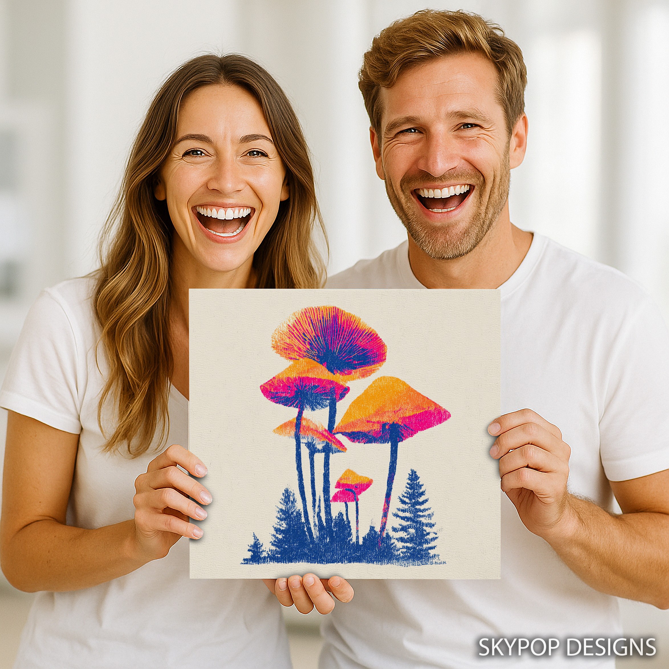 3.jpg Colorful Mushroom Art