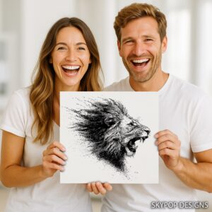Lion Roar Art