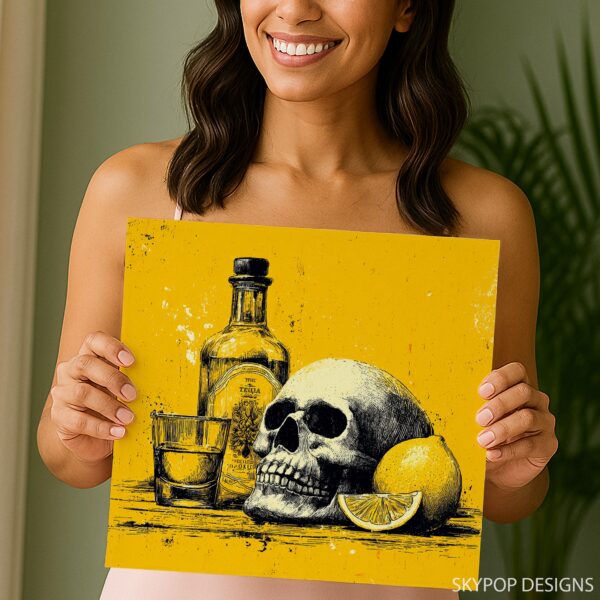 Tequila Skull Art
