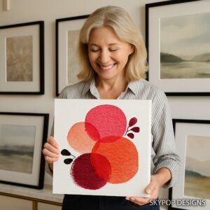 Red Circles Art