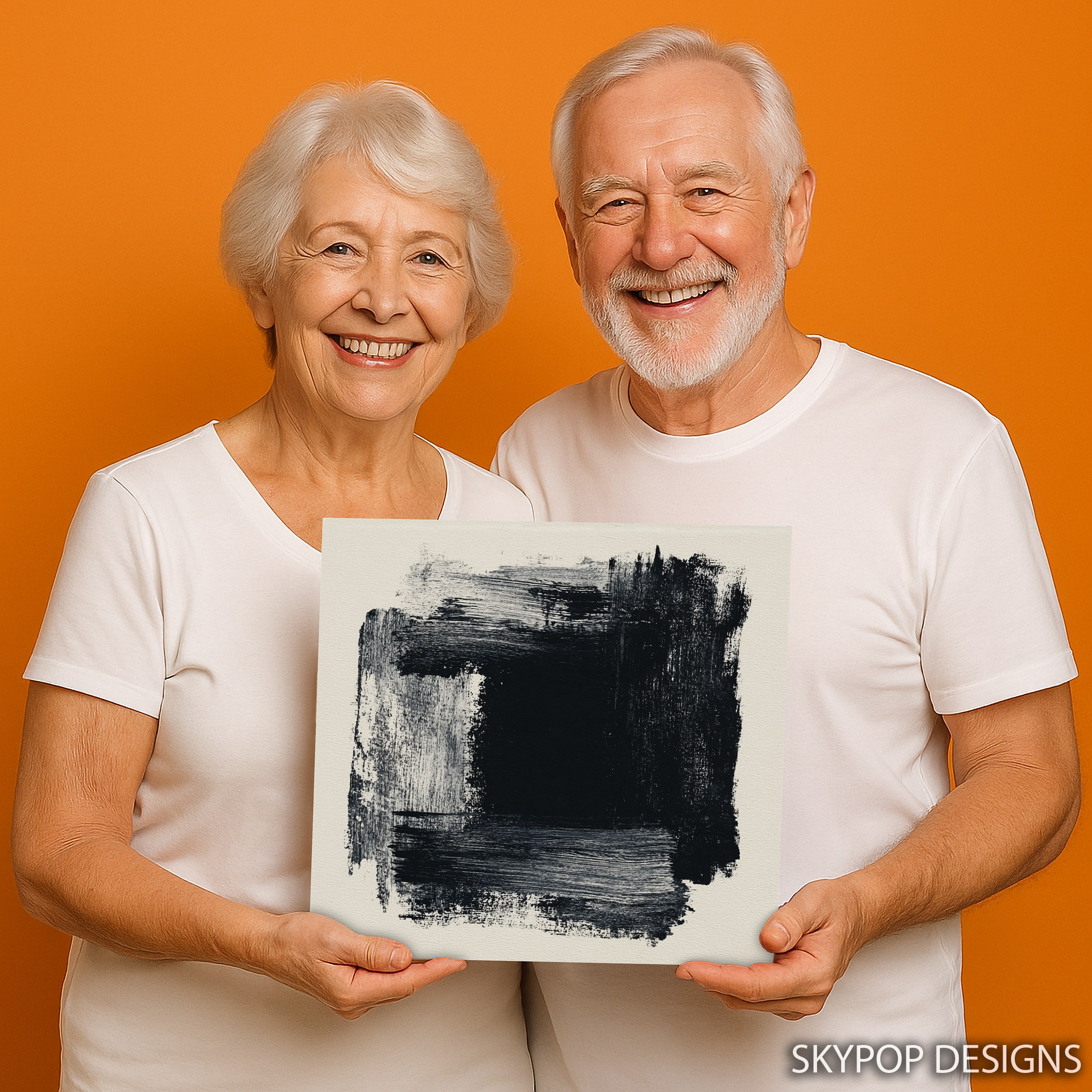 3.jpg Black Brushstroke Art