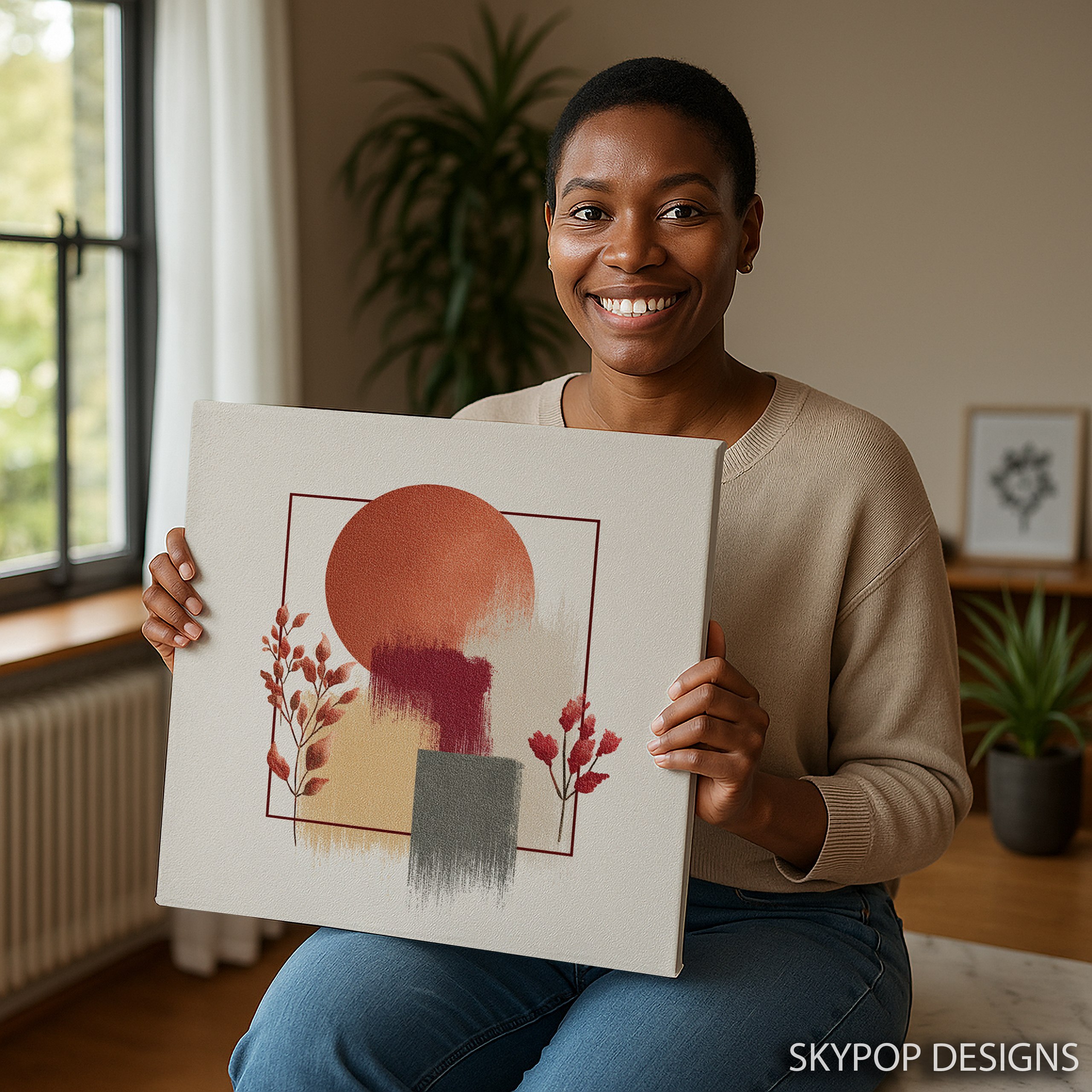 3.jpg Geometric Autumn Sunset Art