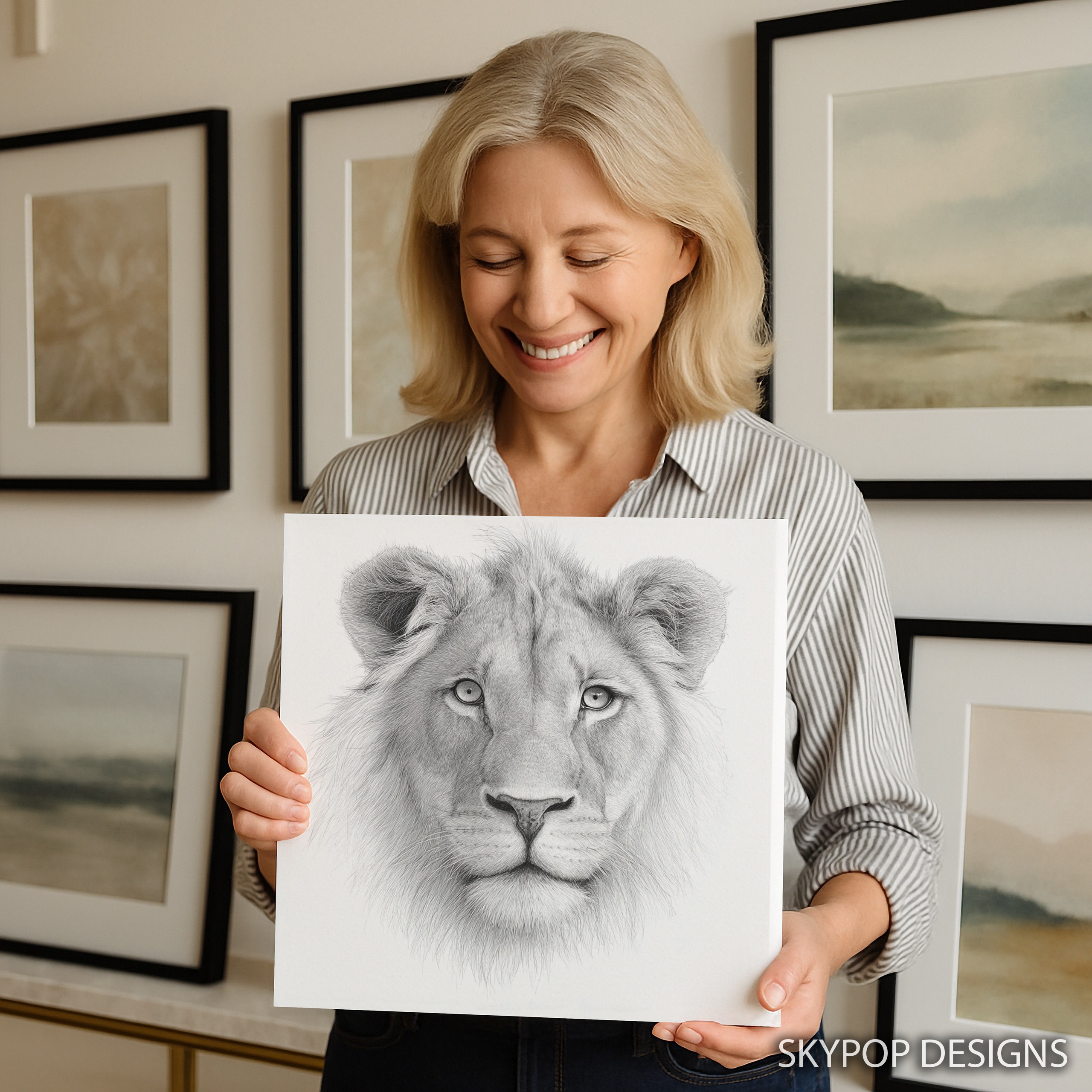 3.jpg Lion Portrait Art
