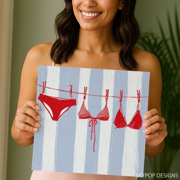 Red Bikini Art