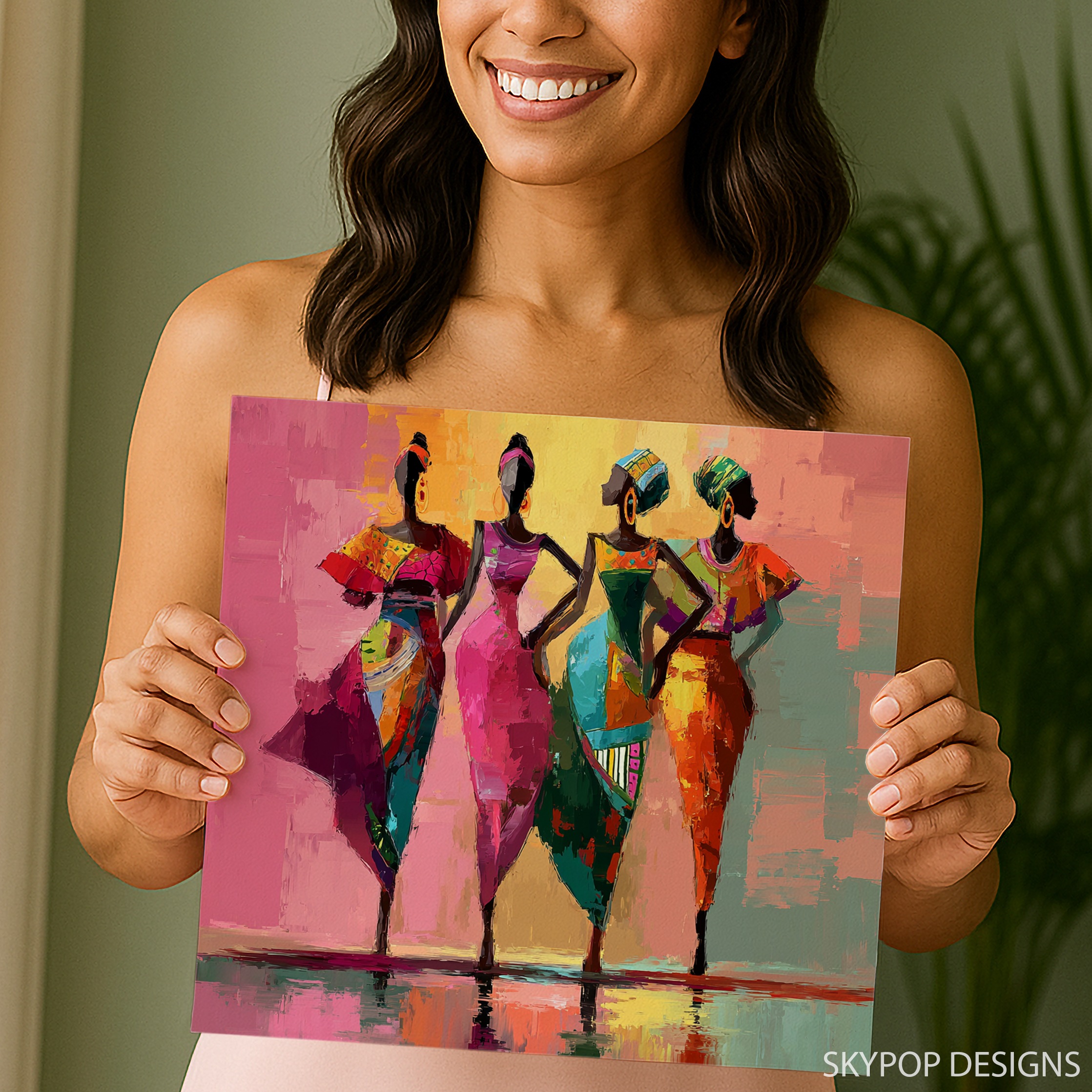 3.jpg Vibrant African Women Art