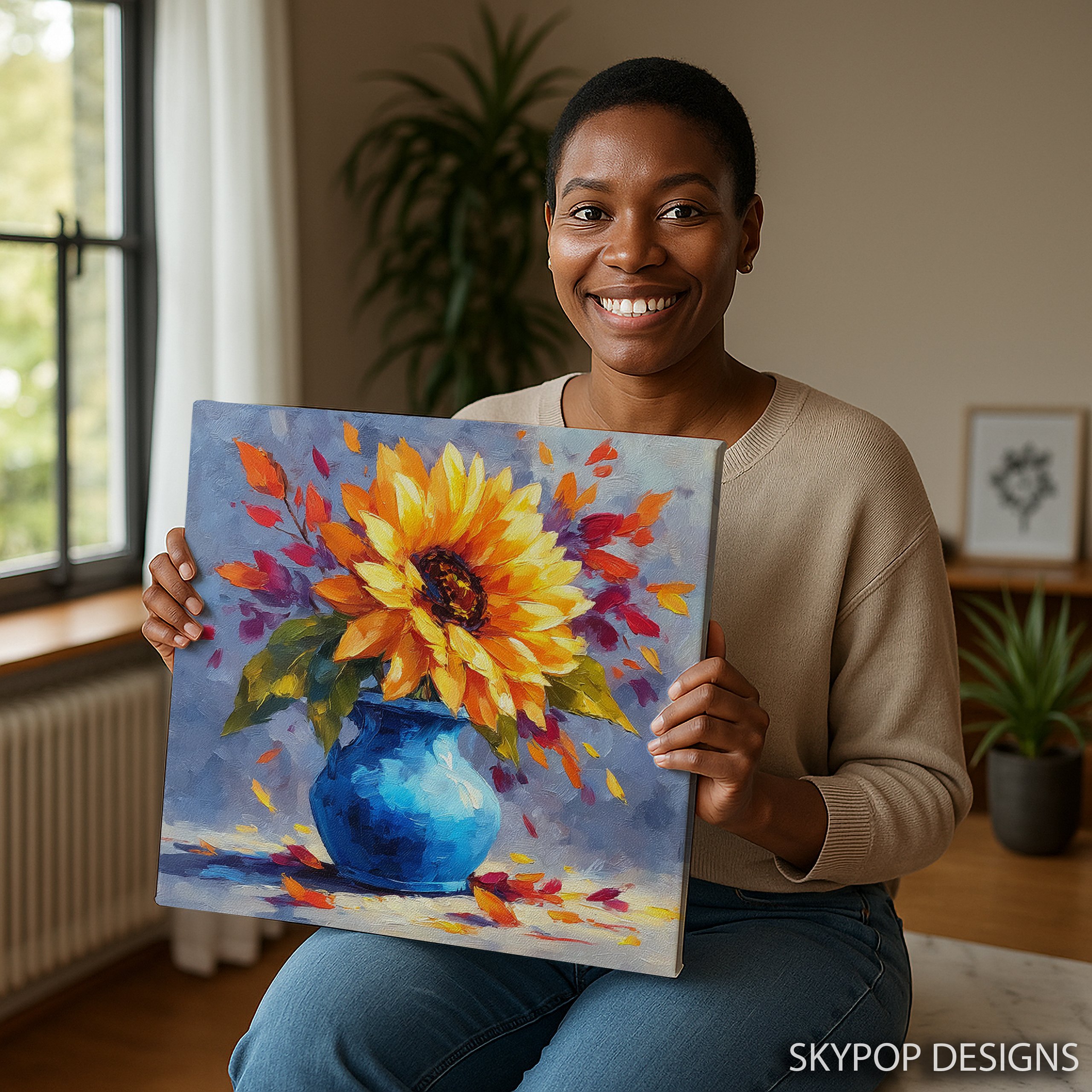 3.jpg Sunflower Vase Art