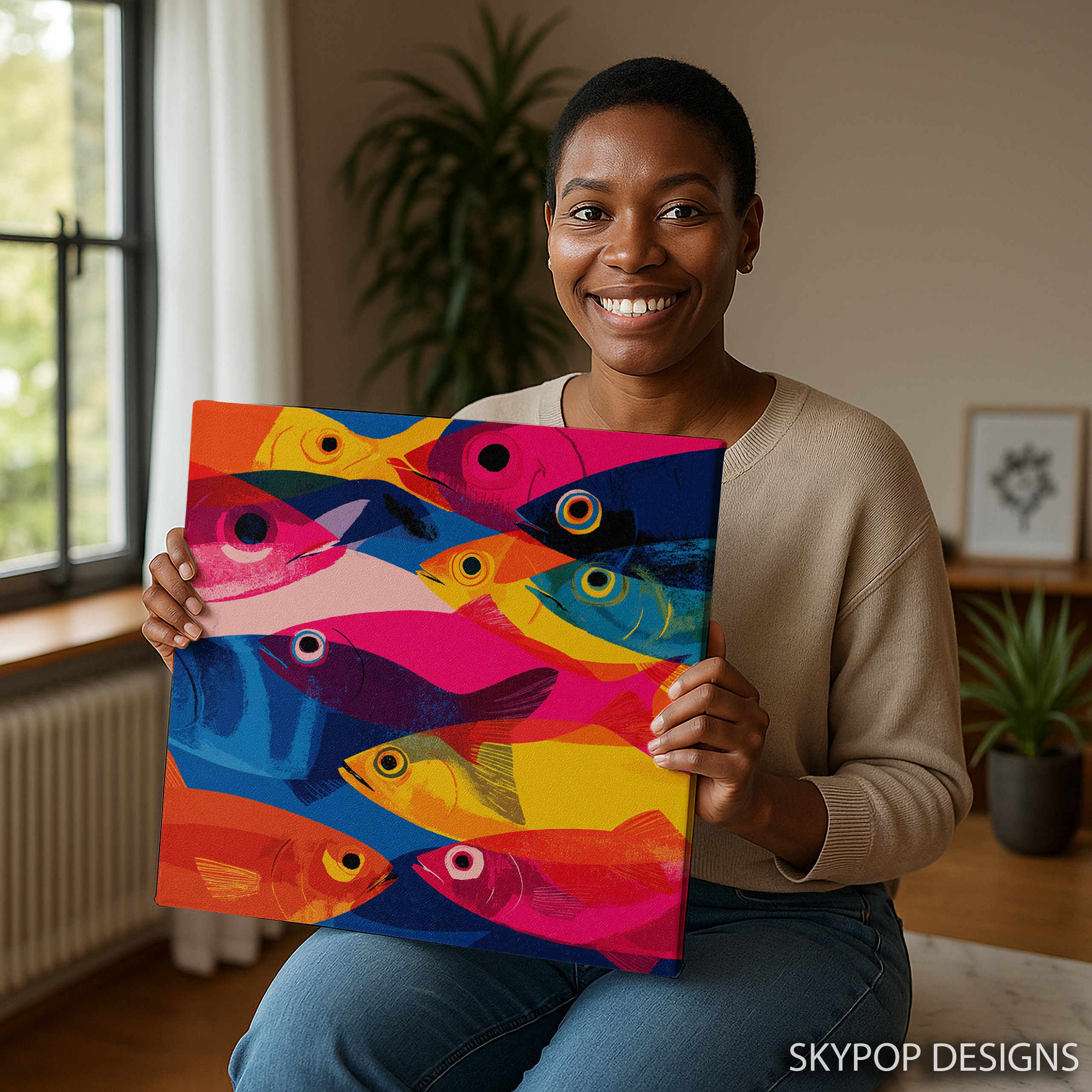 3.jpg Colorful Fish Art