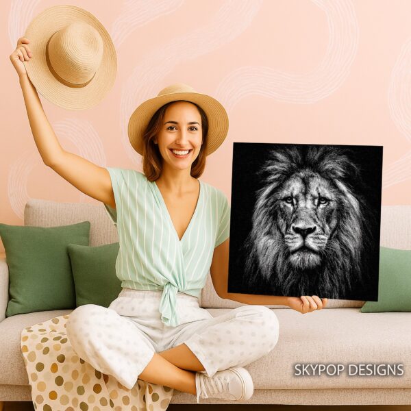 Lion Portrait Art