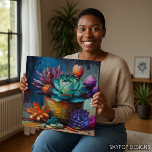 Succulent Garden Art