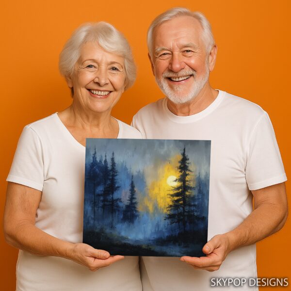 Moonlit Forest Art
