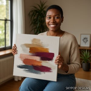 Autumn Brush Strokes Art