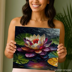 Water Lily Pond Art