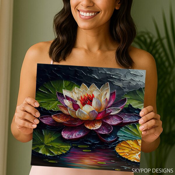 Water Lily Pond Art