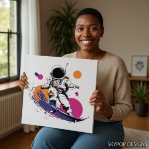 Astronaut Skater Art
