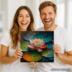 Water Lily Bloom Art