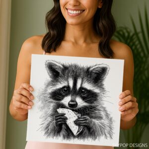 Raccoon Art