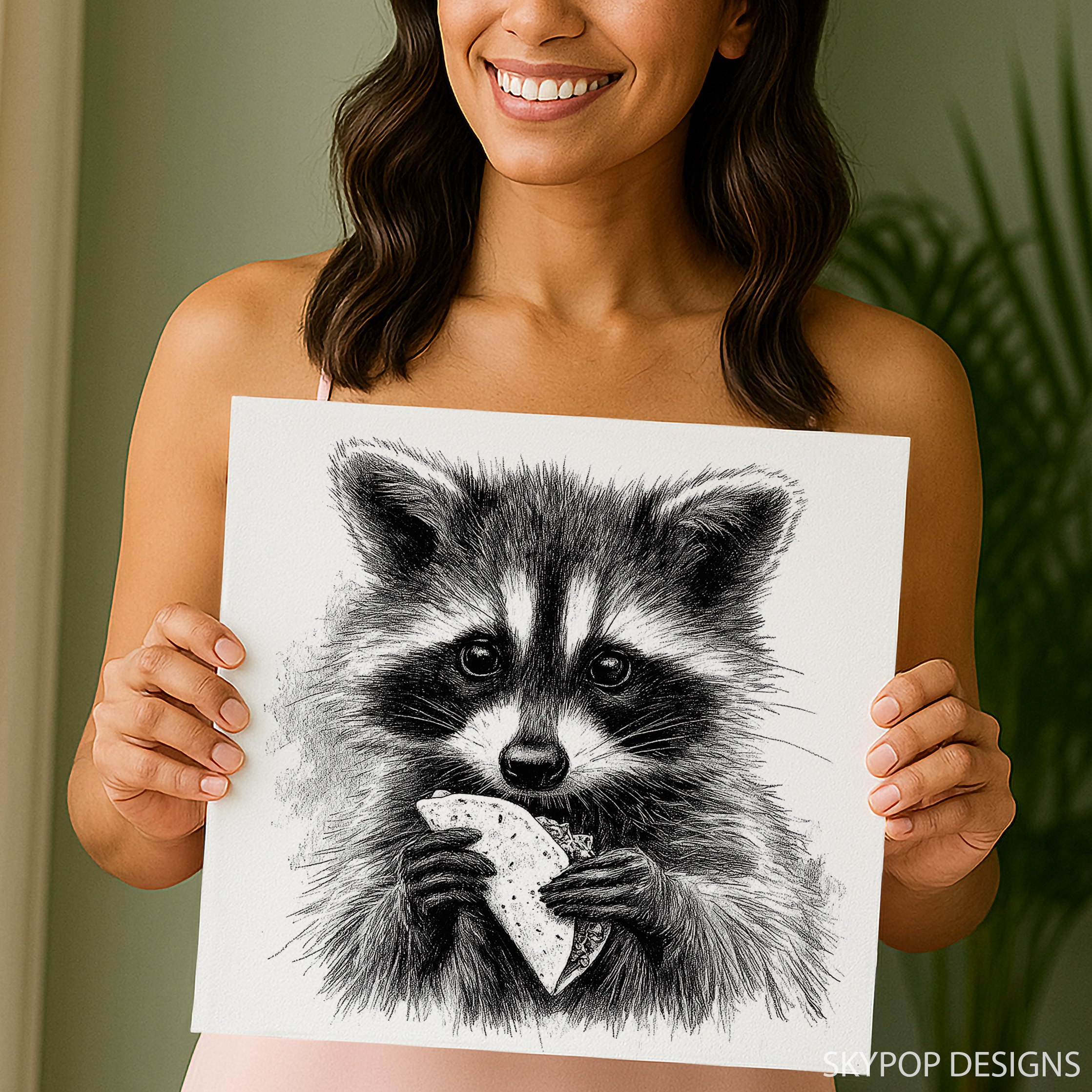 3.jpg Raccoon Art